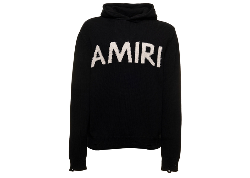 Amiri Cashmere Knitted Hoodie