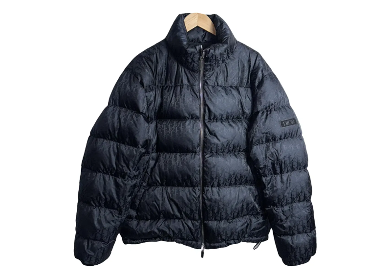 Dior Homme Navy Oblique Puffer Jacket