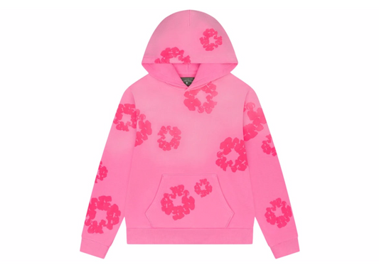 Denim Tears Pink on Pink Hoodie