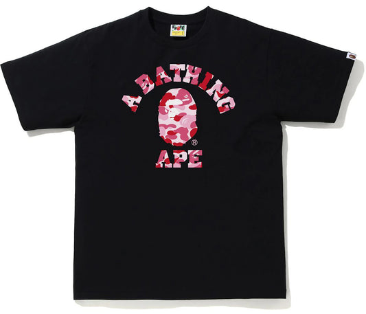 BAPE ABC Camo College Tee (SS21) Black/Pink