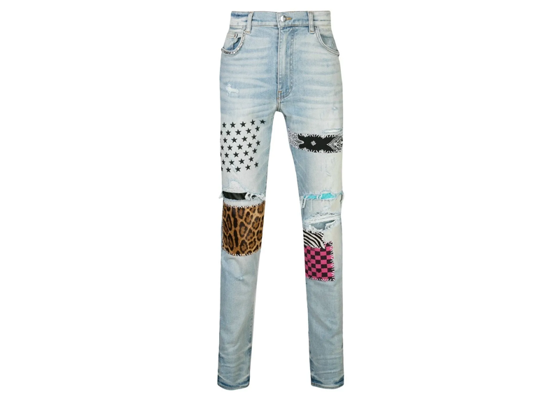 Amiri Indigo Light Wash Denim