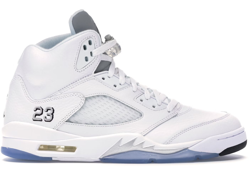 Air Jordan 5 White Metallic 2026
