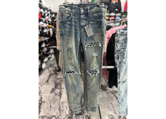 AMIRI MX1 LIGHT INDIGO PLAYBOY JEANS