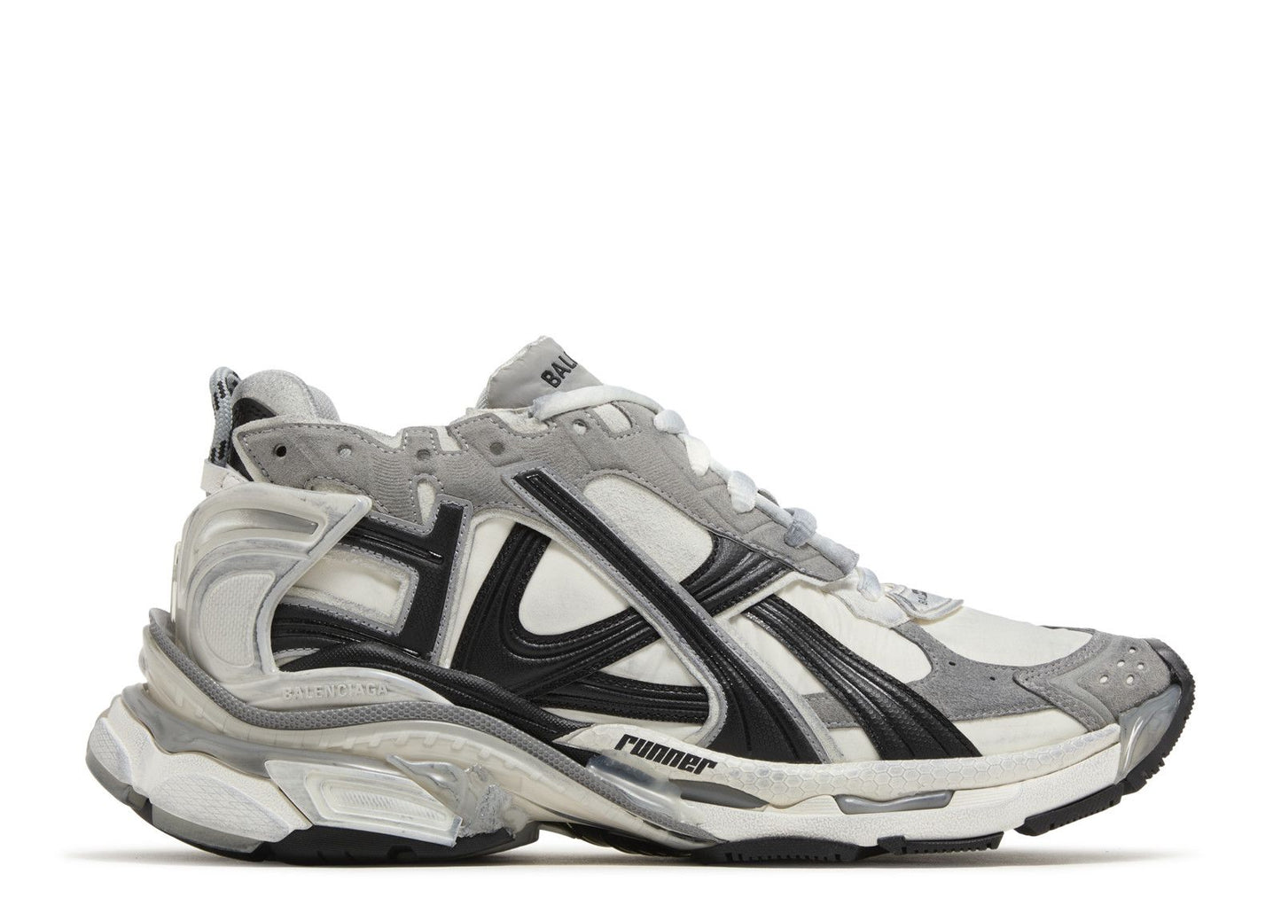 Balenciaga Runner Sneaker Worn-Out - Grey White Black