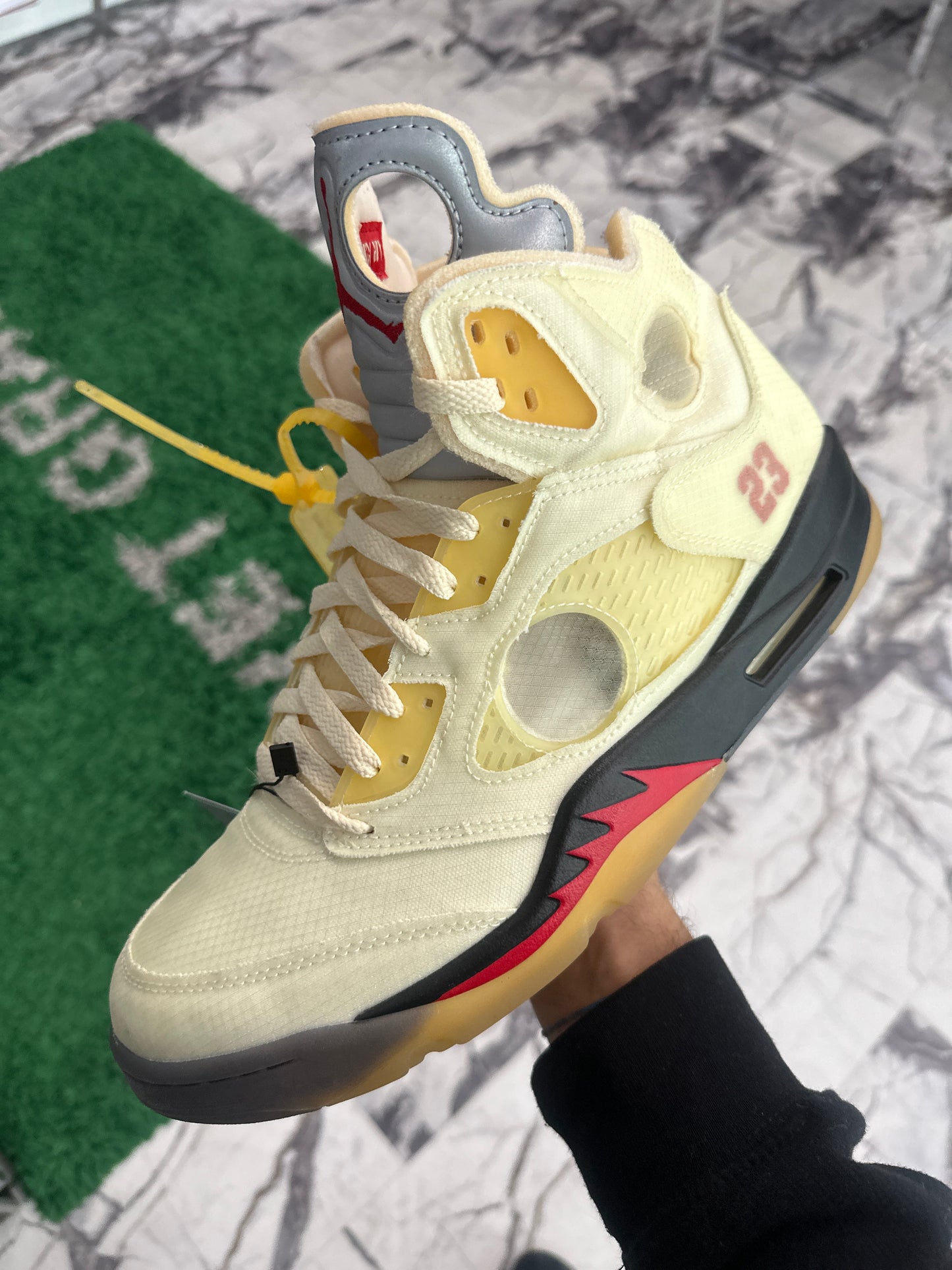 Off-White x Air Jordan 5 SP Sail