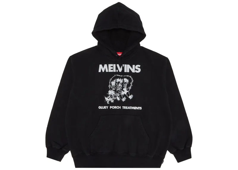 Supreme X Melvins Hooded Sweatshirt Black