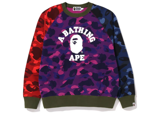 Bape Crazy Camo Crewneck