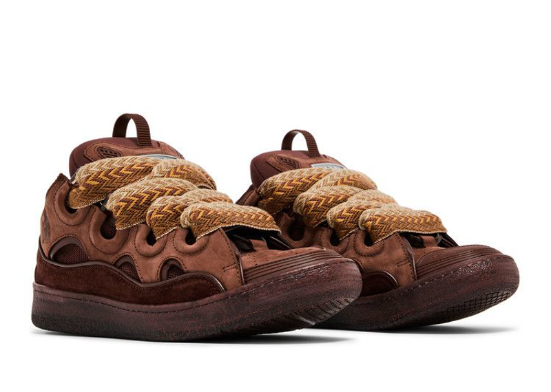 Lanvin curb speckled brown