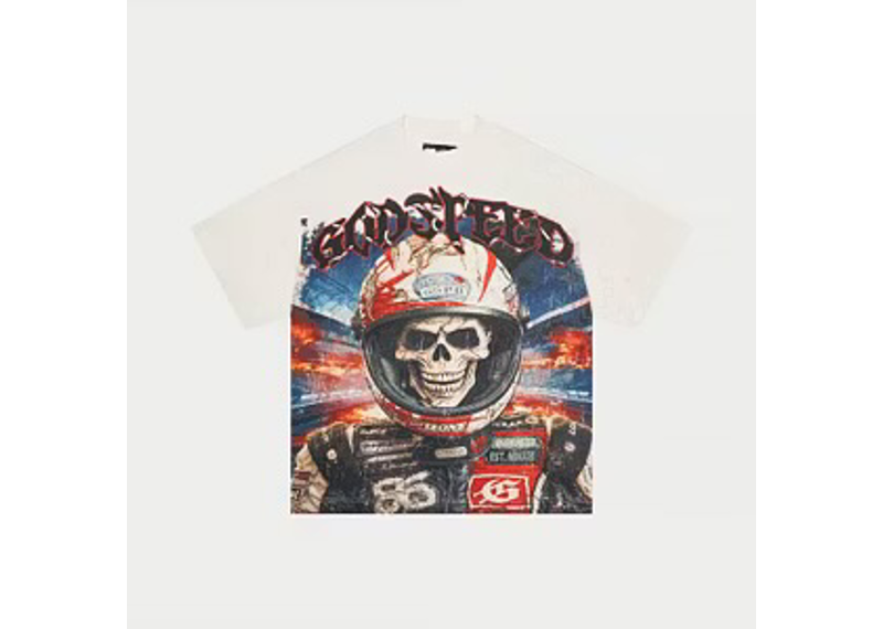 Godspeed Goldie Racer Tee