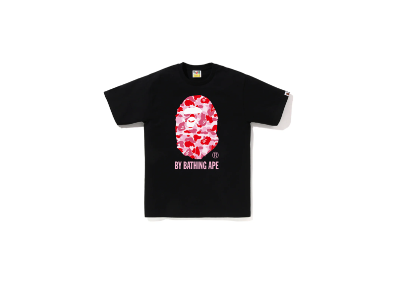 BAPE ABC Camo By Bathing Ape Tee Black Pink