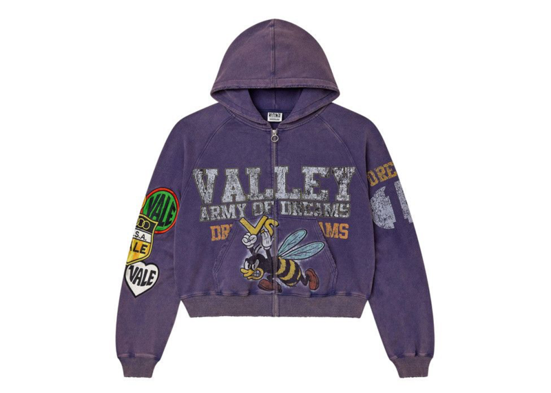 Vale forever army zip up  purple