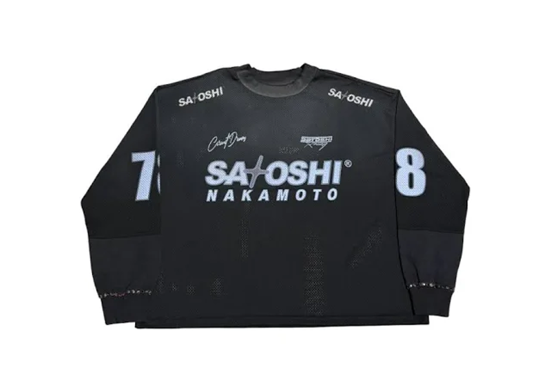 Satoshi Nakamoto Mesh black jersey