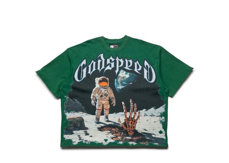 Godspeed First Contact T Shirt Green