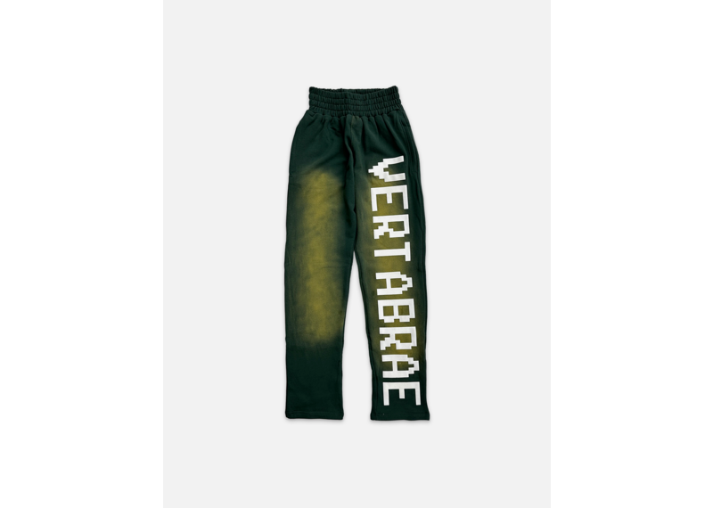 VERTABRAE SWEATPANTS (Green/Bleach Fade)