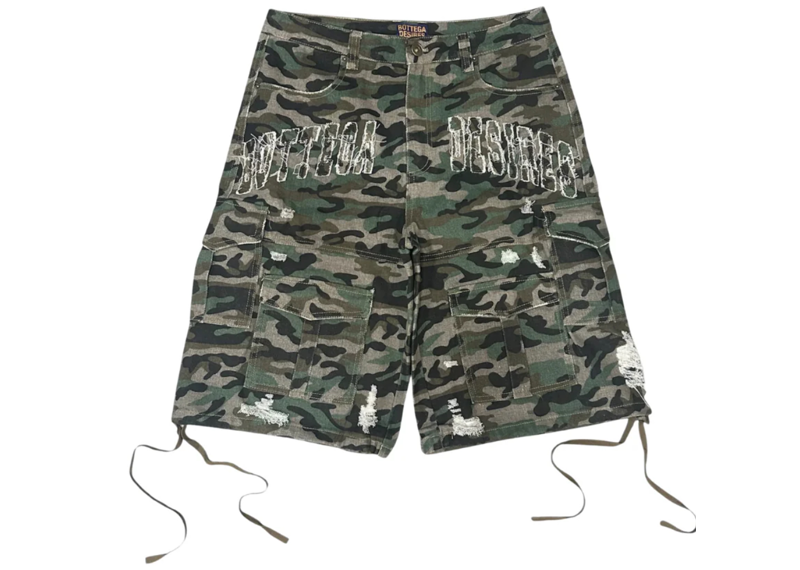 Bottega desires camo shorts