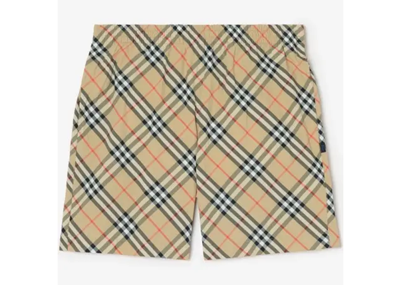Burberry check swim sweats check