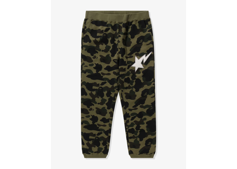 BAPE 1st Camo Sweatpants Green Camo
