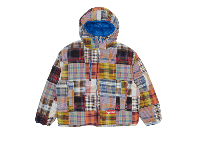 Supreme Madras Reversible Windstopper Puffer Jacket