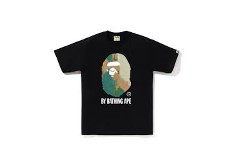 BAPE T-Shirt Tie dye Black