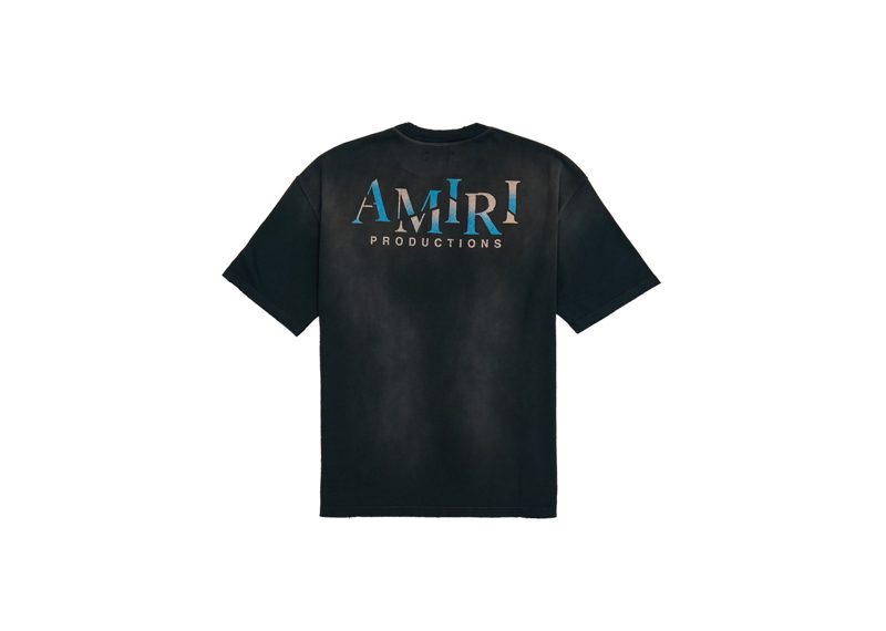 Amiri Theatre Masks Oversized Tee Grey