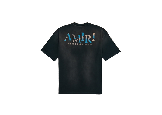 Amiri Theatre Masks Oversized Tee Grey