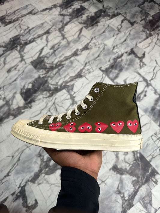 Comme des Garcons x Chuck Taylor All Star Hi Play