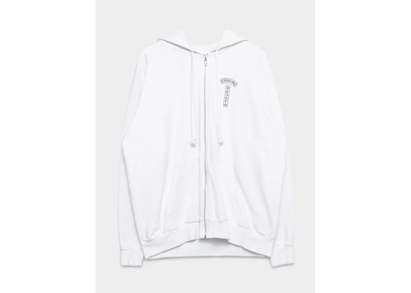 Chrome Hearts Icarus Zip Up White
