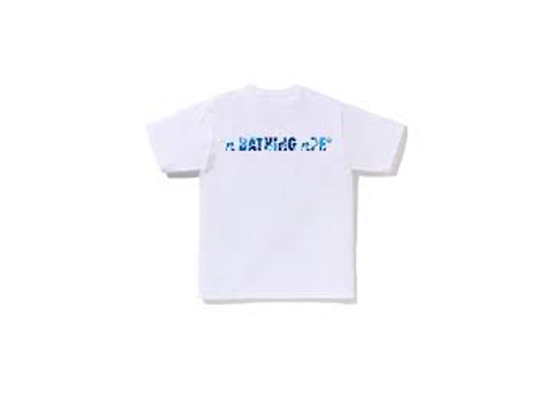a bathing ape back camo blue