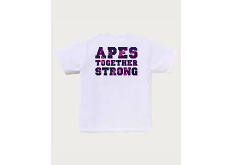 a bathing ape ape together strong purple camo