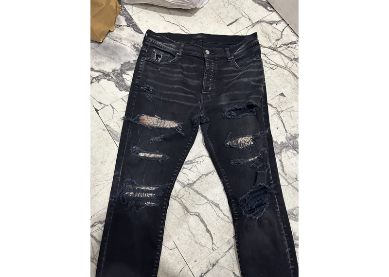Amiri jeans Hawaii bones
