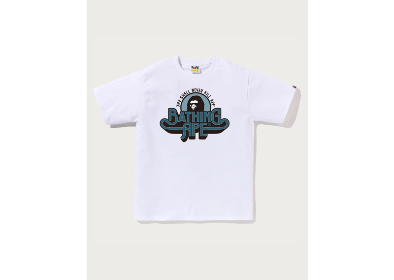 Bape genuine garment blue white