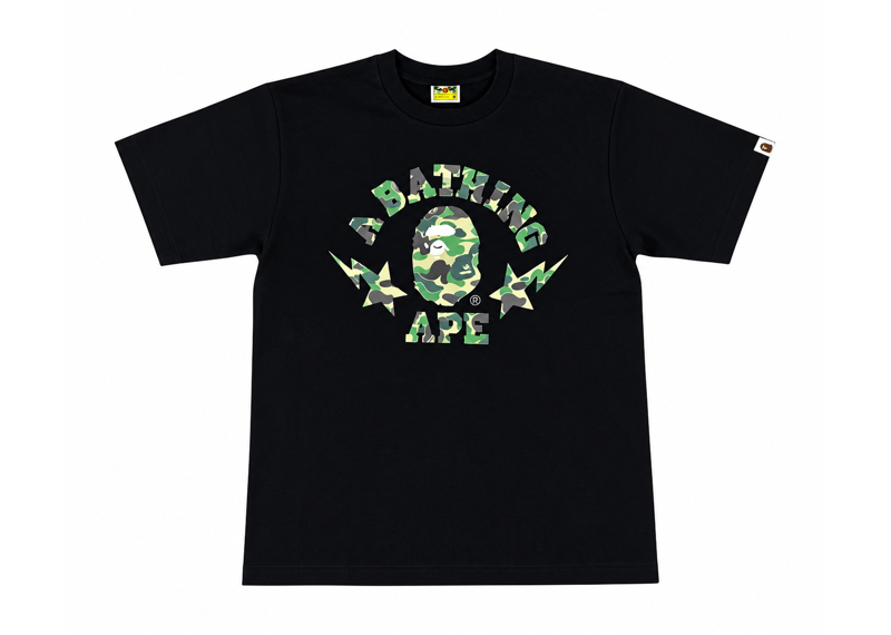 Bape ABC Camo Big Head T Shirt Black