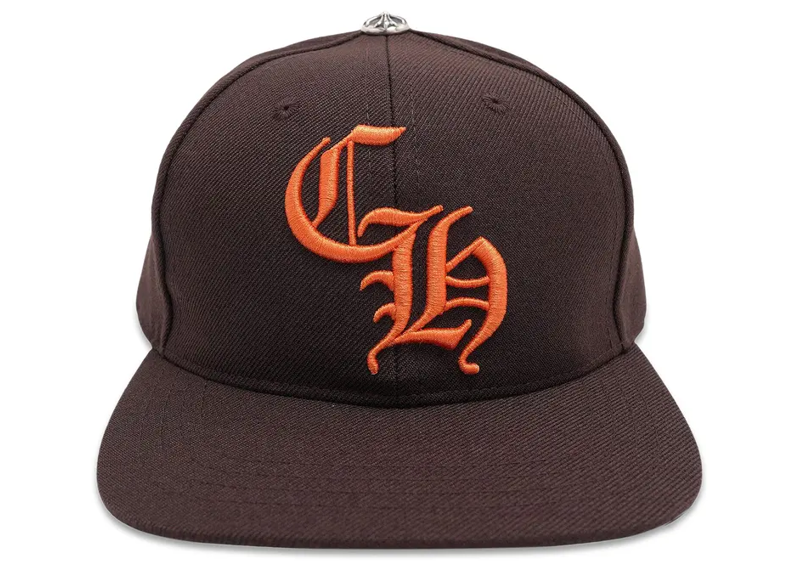 Chrome hearts brown baseball hat