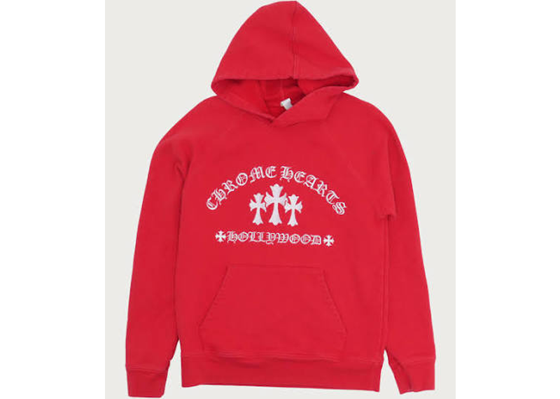 Chrome Hearts Embroidered Triple Cross Hoodie