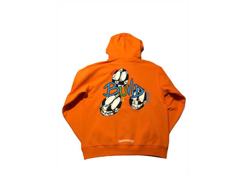 Chrome Hearts Matty Boy Link & Build Hoodie Orange