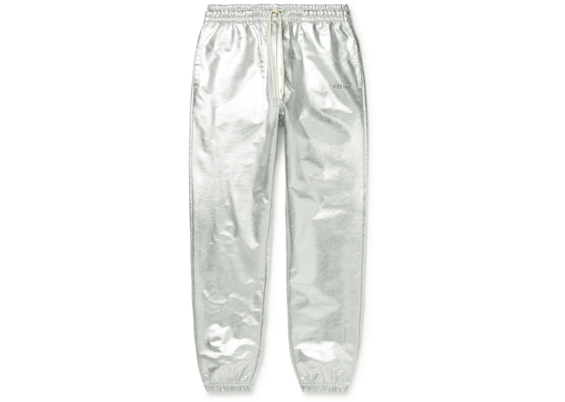 Silver Celine sweatpants