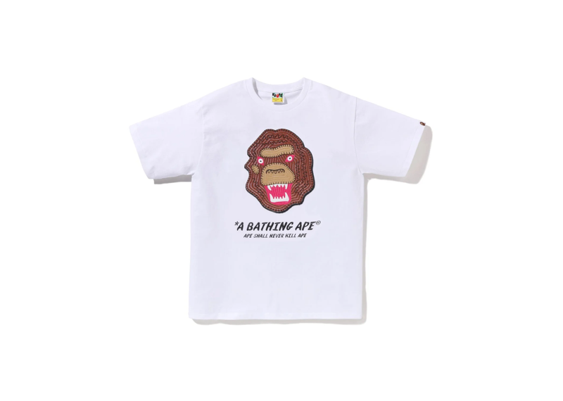 Bape Graffiti white tee