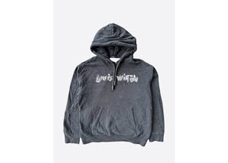 Louis Vuitton Graphic Hoodie Grey and Silver