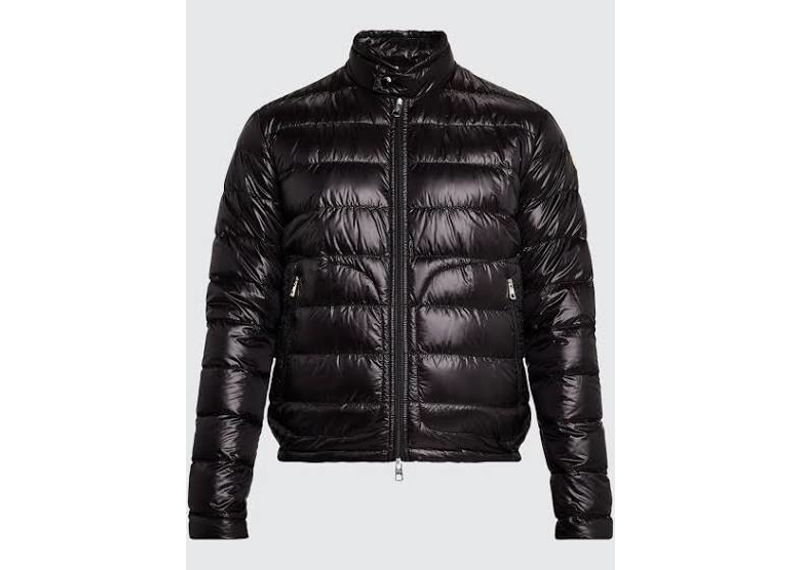 Moncler Acorus Short Down Jacket Black