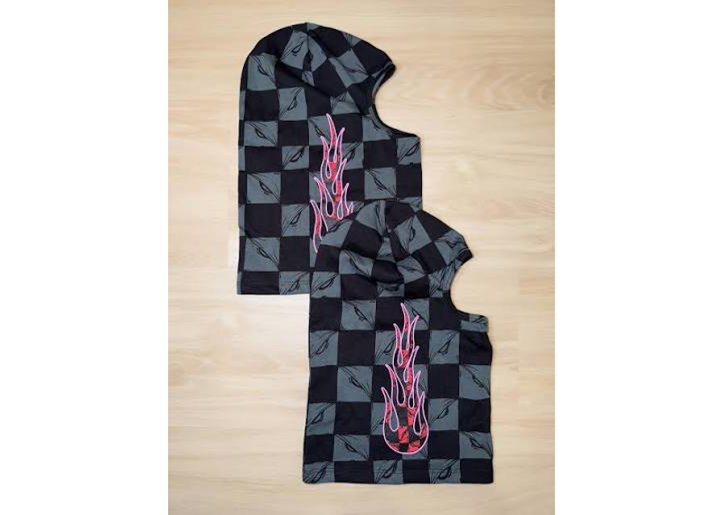 Matty boy anti promo 99 eyes flame ski mask