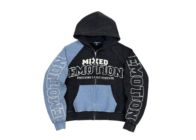 Mixed Emotion Split Decision Blue