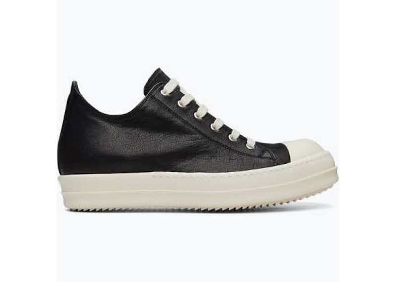 Rick Owens drkshdw Ramones Low 'Black Waxed'