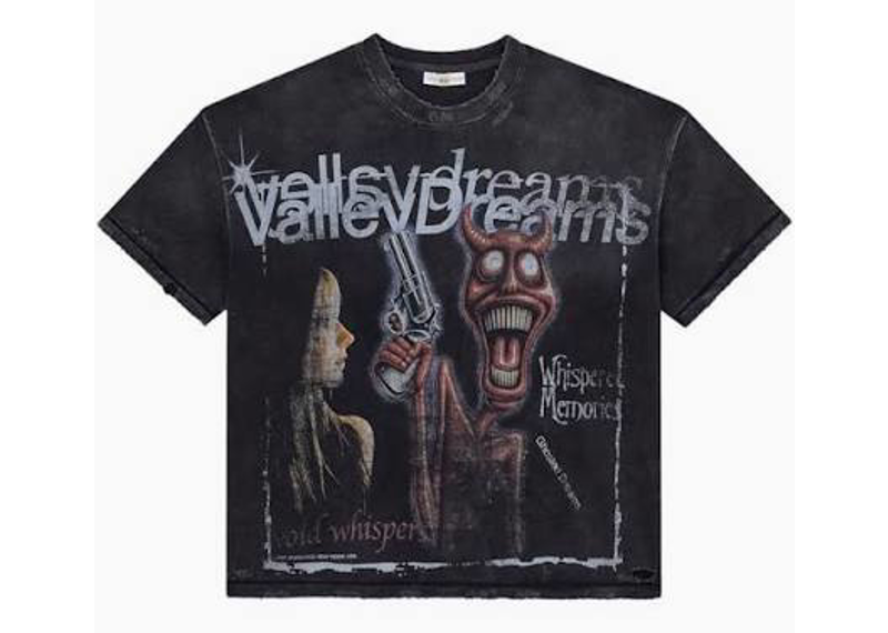 valley psychopath black tee