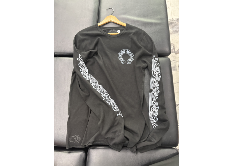 Chrome Hearts Horseshoe Thermal Baby Blue Print Thermal Long Sleeve