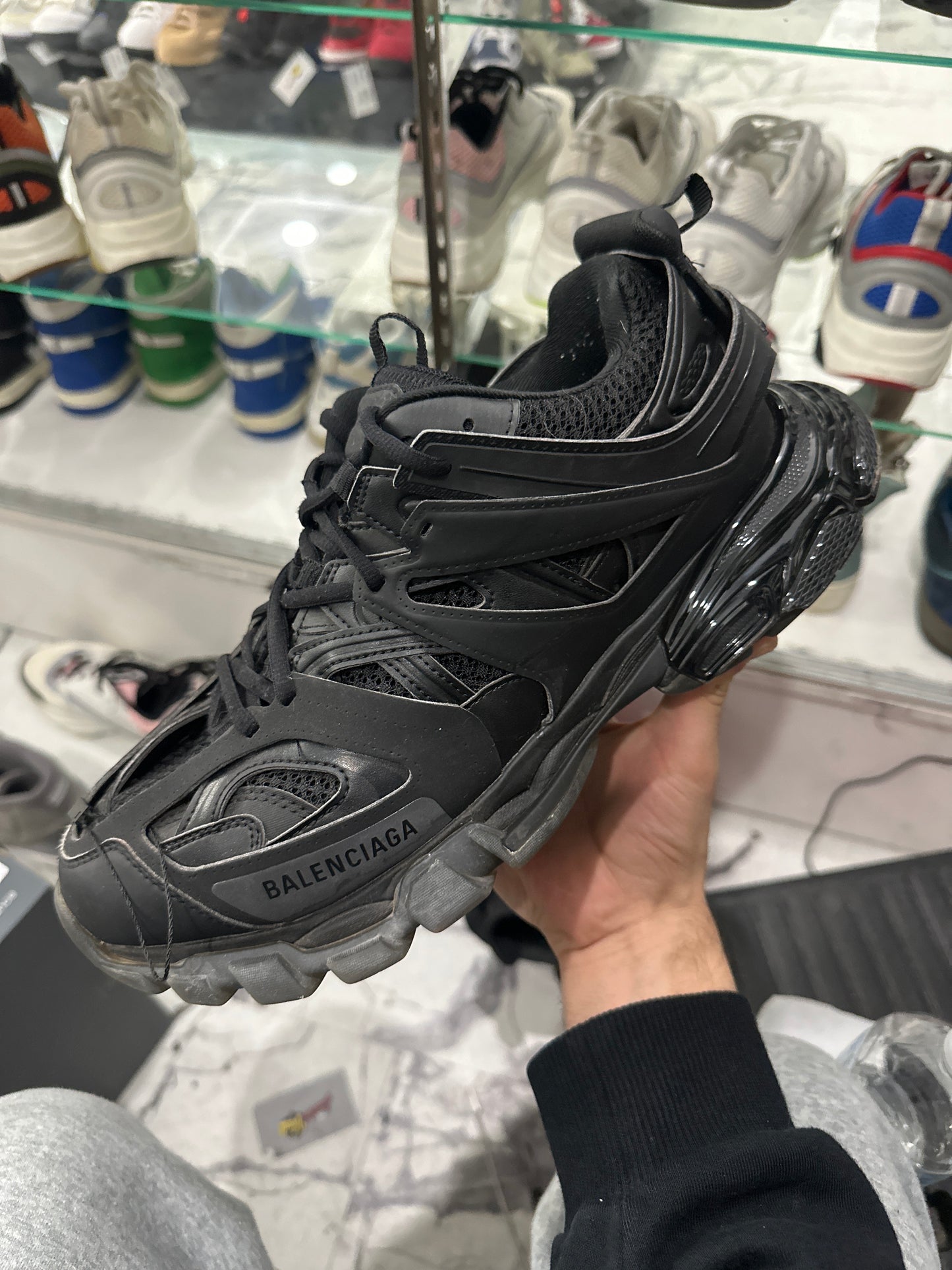 Balenciaga Track Sneaker Clear Sole - Black