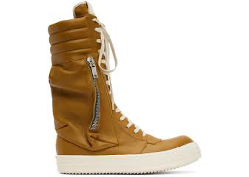 Rick Owens Khaki Cargobasket Sneakers