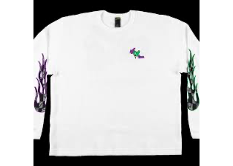white Anti-Promo thermal long-sleeve tee is a Matty Boy