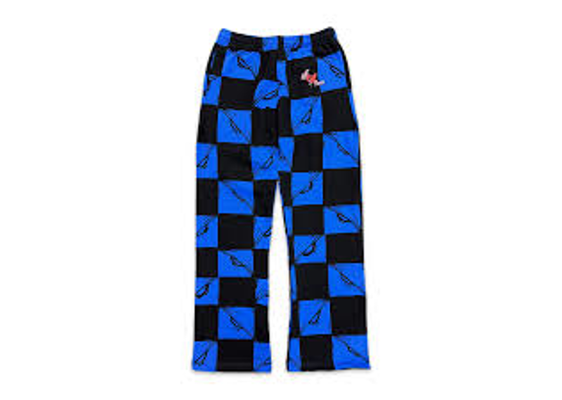 Matty Boy Checkered Sweatpants Blue