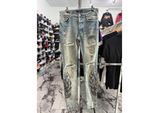 Amiri Black Flame Indigo