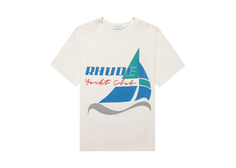 RHUDE Yacht Club Tee Vintage White